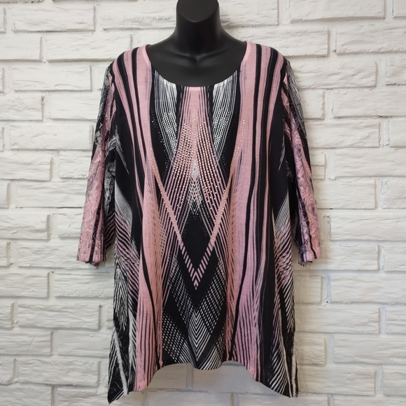 simply Elegant Tops - Simply Elegant Blouse Size 2X